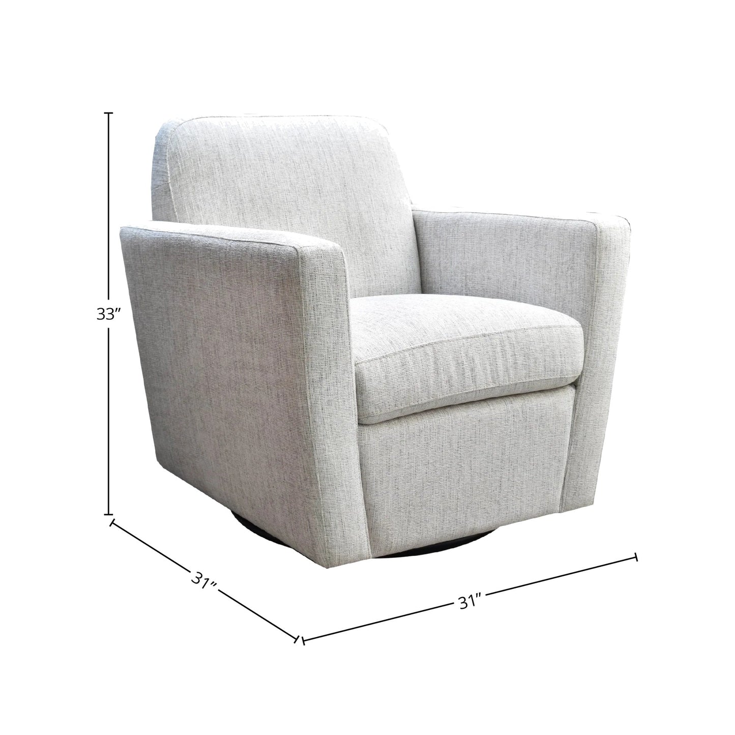 Fauteuil club pivotant Calder