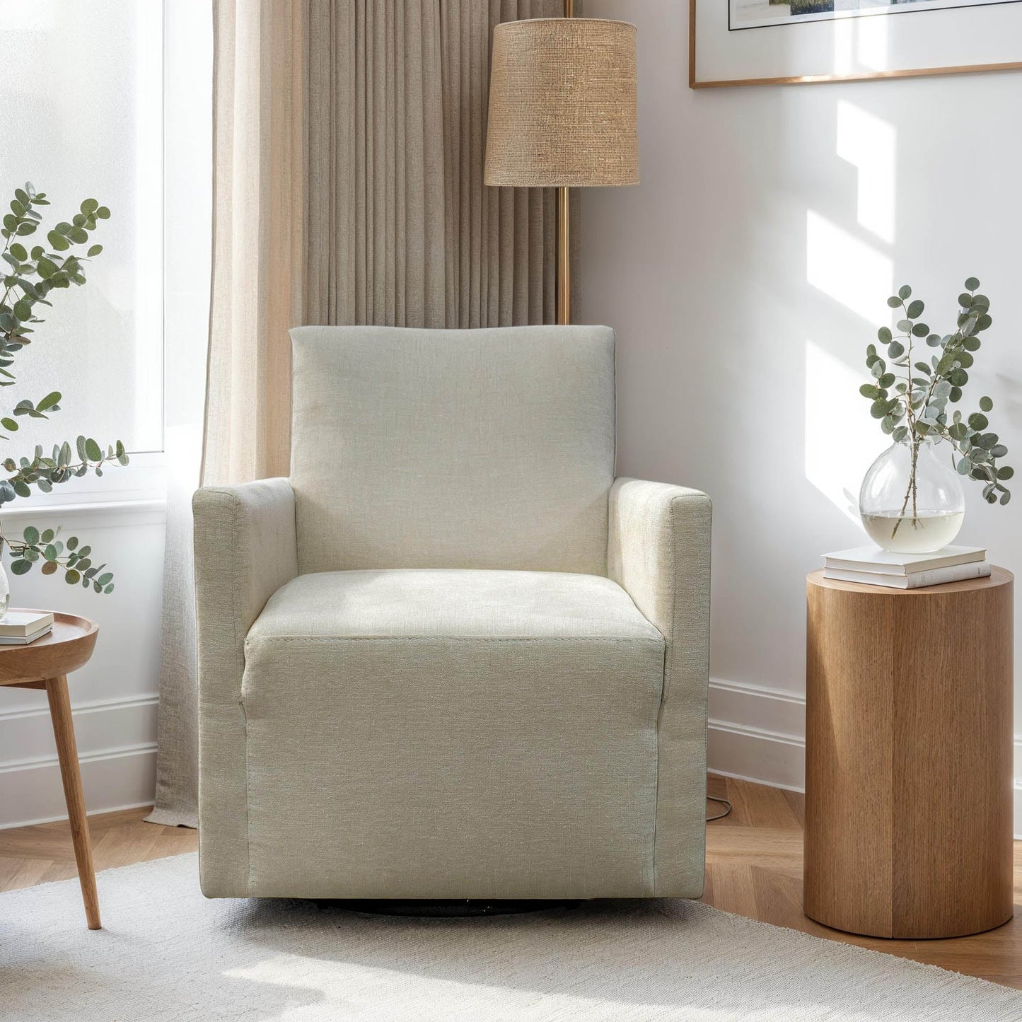 Fauteuil club pivotant Ryland