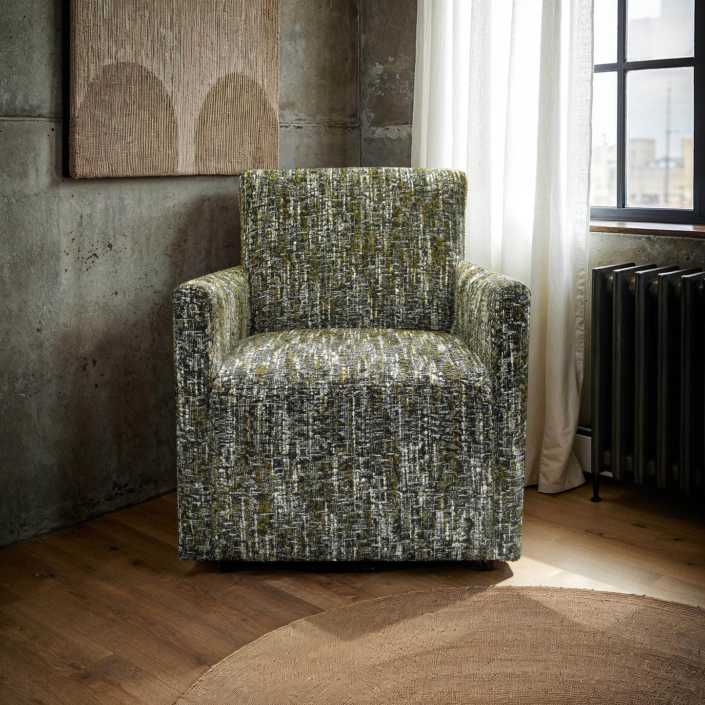 Fauteuil club pivotant Ryland