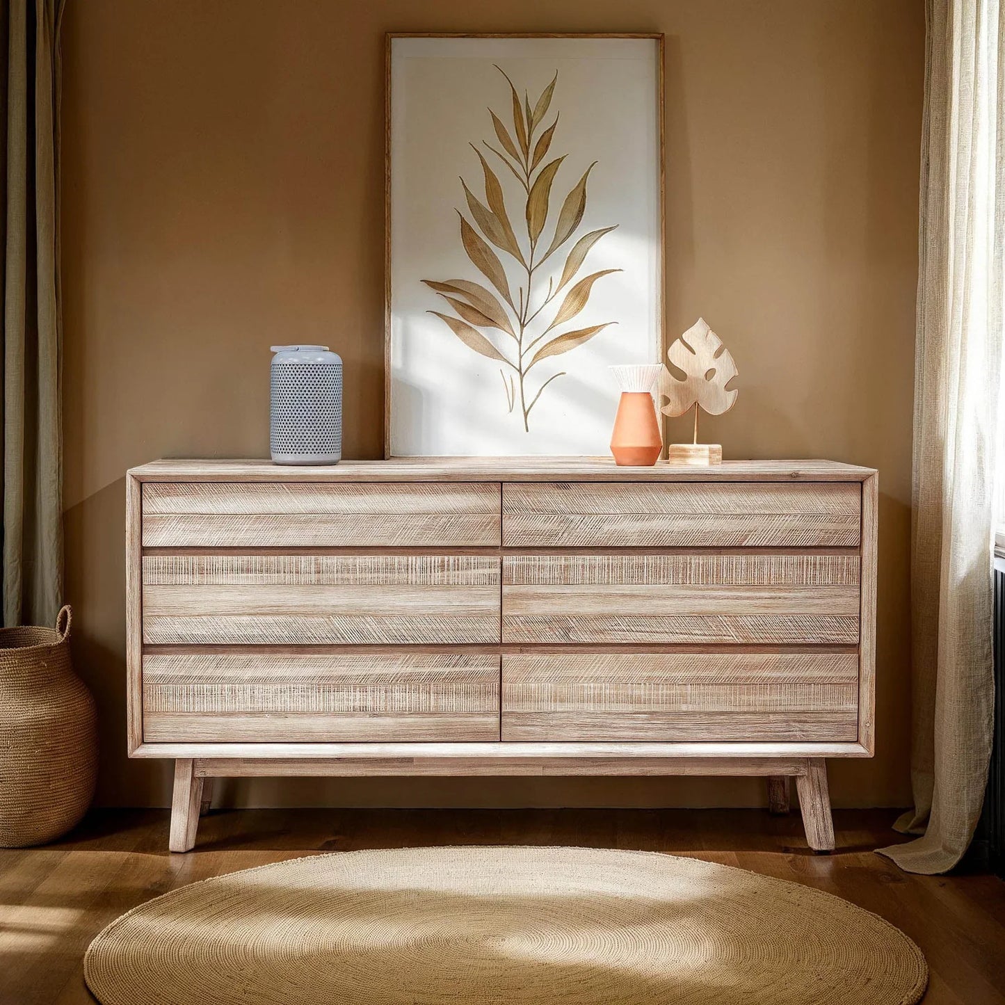 Commode Giada à 6 tiroirs