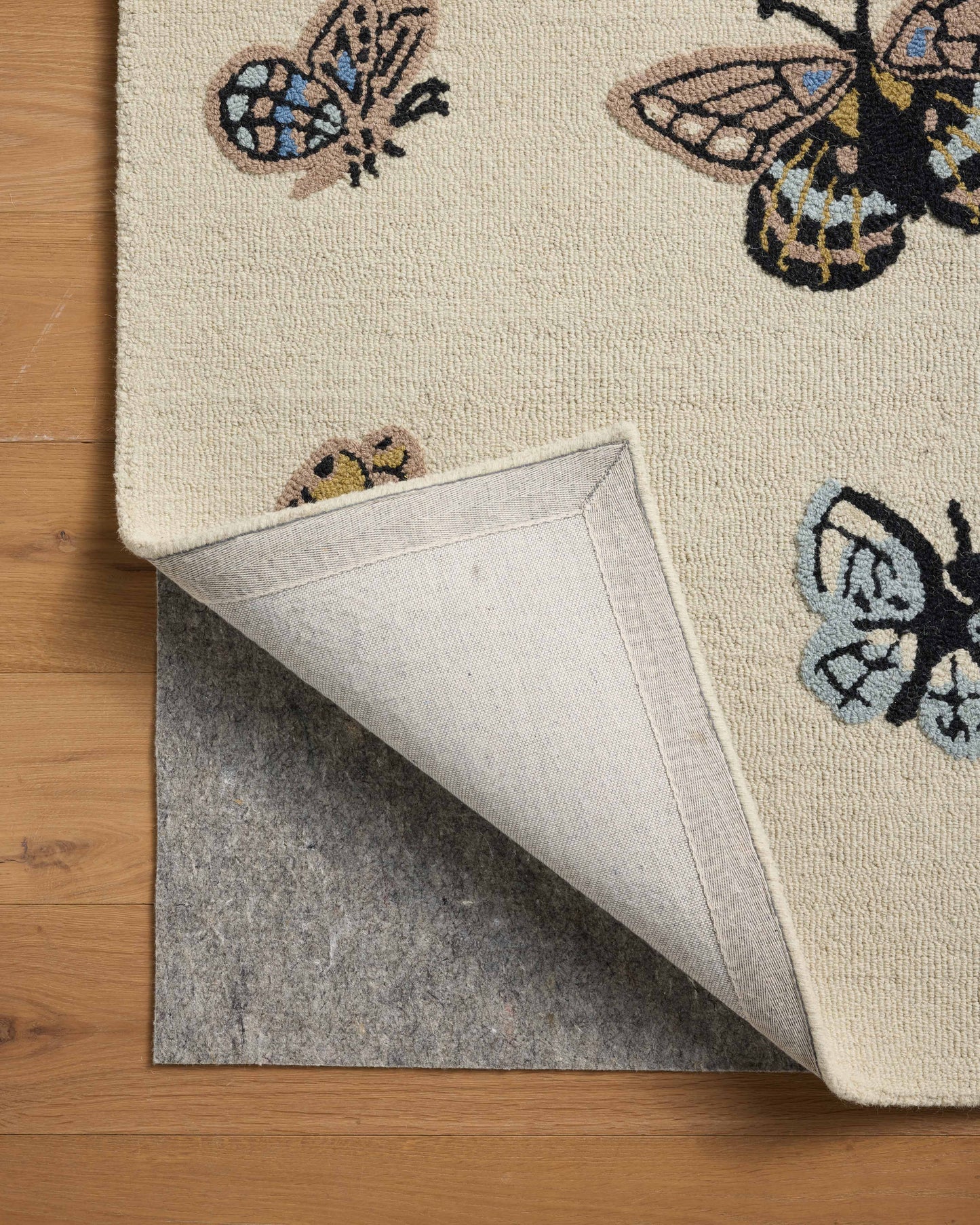 Tapis crème Rifle Paper Co. x Loloi Highgrove n° 1