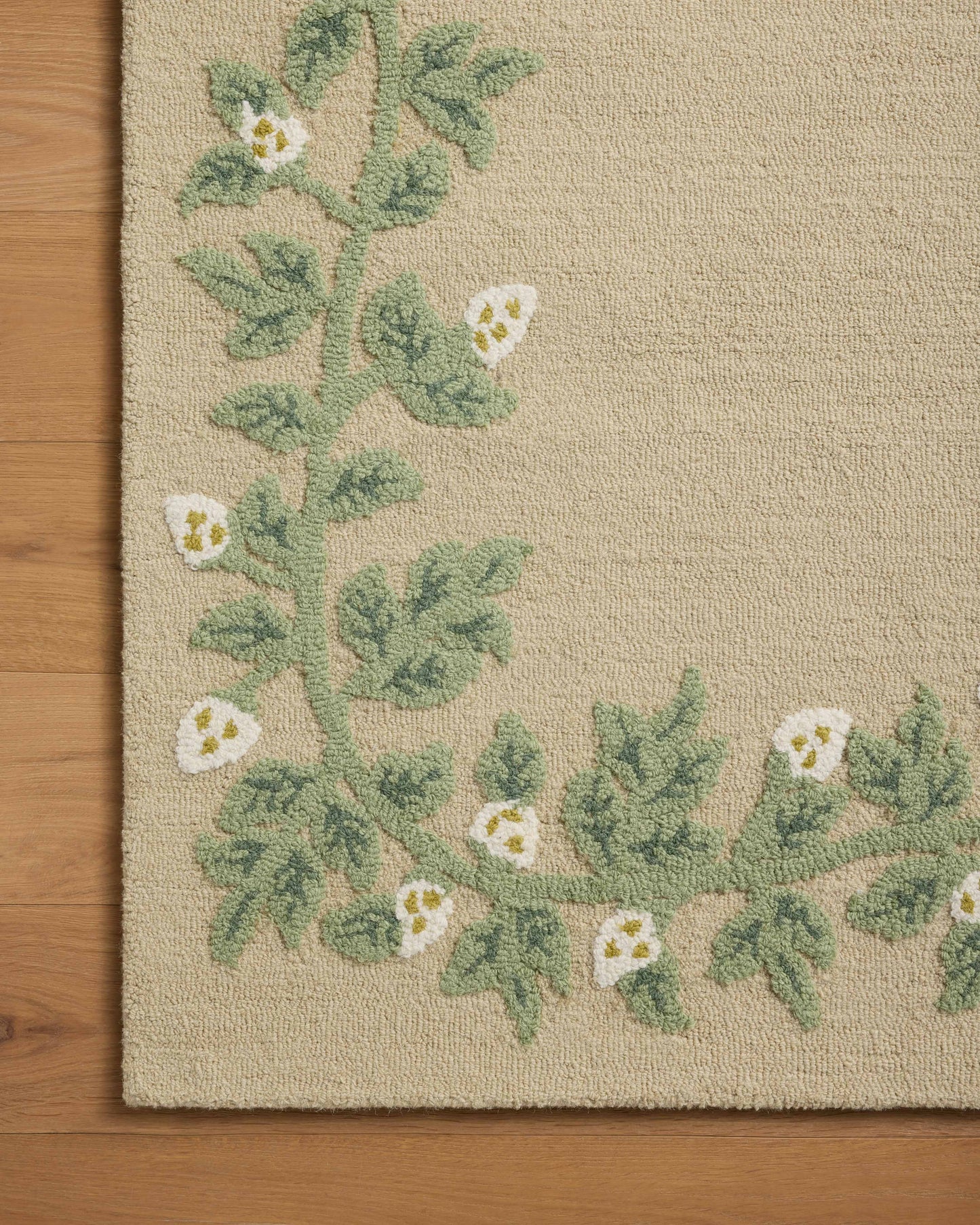 Tapis crème Rifle Paper Co. x Loloi Highgrove n° 2