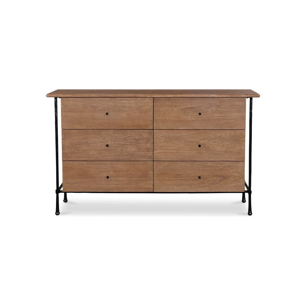Commode Ryne à 6 tiroirs