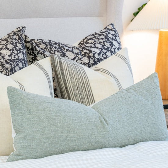 Housse de coussin Lucca Bhujodi crème
