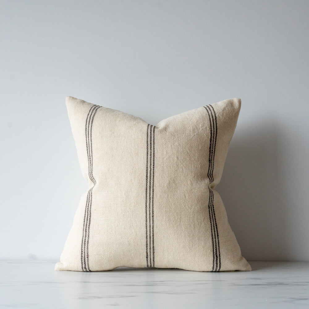 Housse de coussin Bhujodi crème