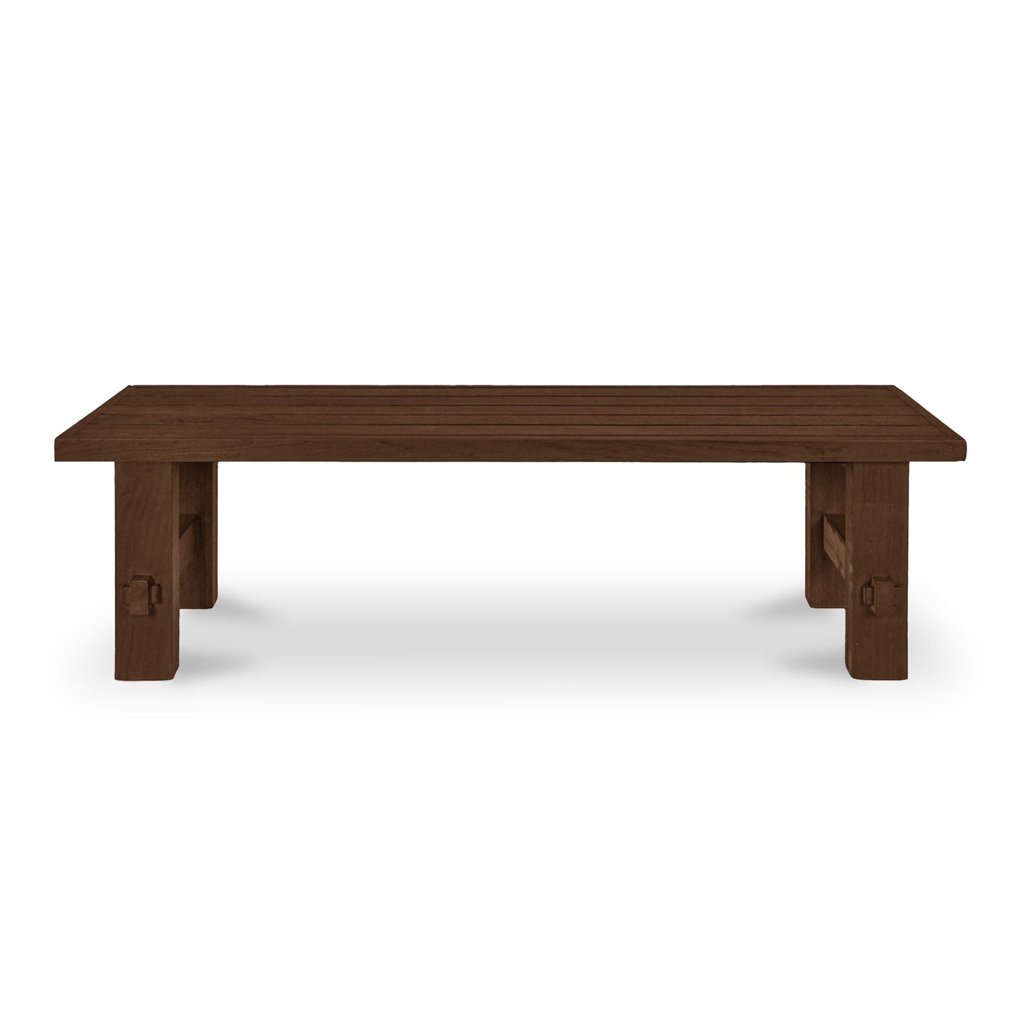 Banc de salle à manger d'extérieur Emilea marron
