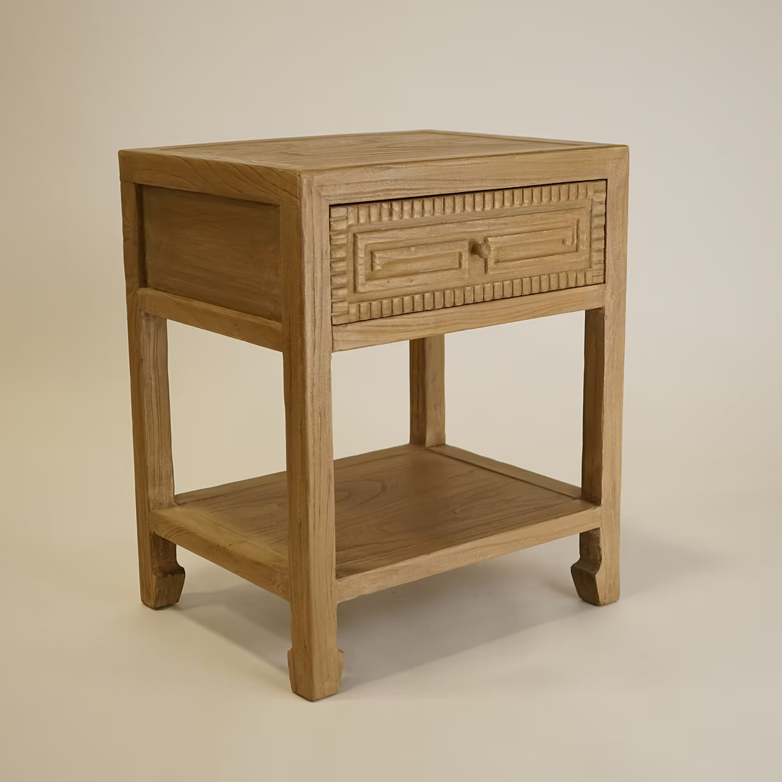 Table de chevet Esther en bois récupéré