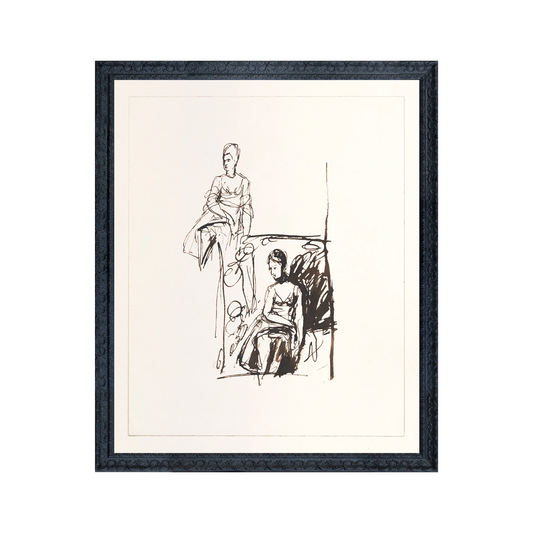 Impression encadrée « Réflexions féminines III »
