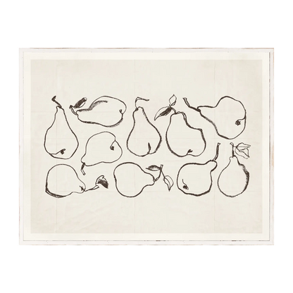 Impression encadrée « Poires dansantes »