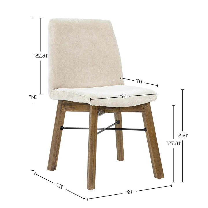Chaise de salle à manger Giada - lot de 2