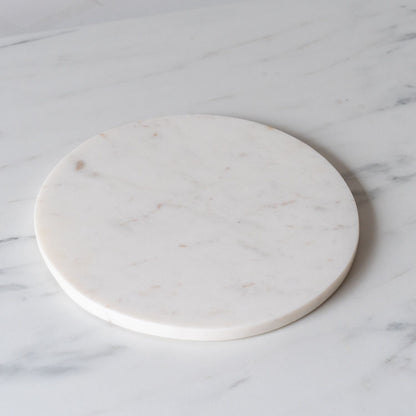 Plateau rond en marbre