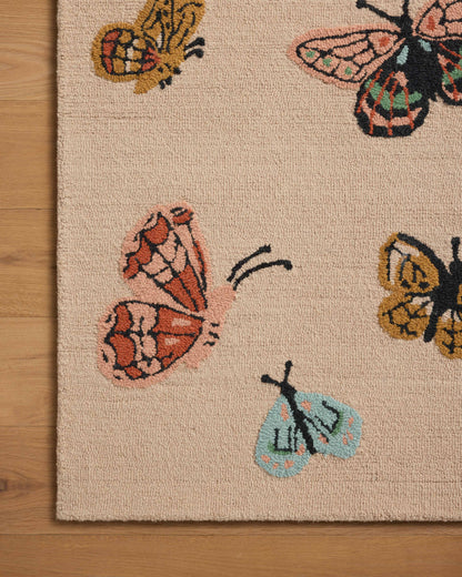 Tapis Blush Highgrove de Rifle Paper Co. x Loloi
