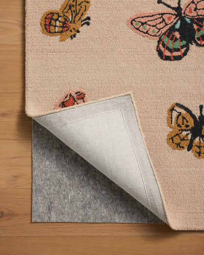 Tapis Blush Highgrove de Rifle Paper Co. x Loloi
