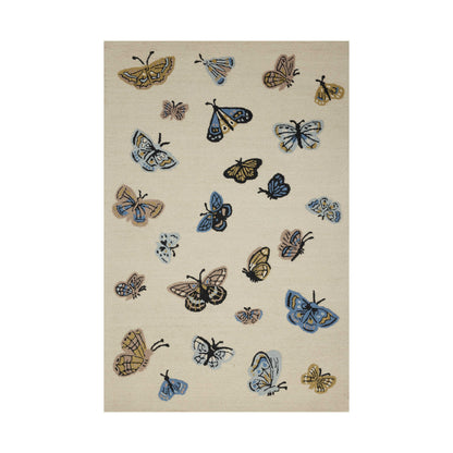 Tapis crème Rifle Paper Co. x Loloi Highgrove n° 1