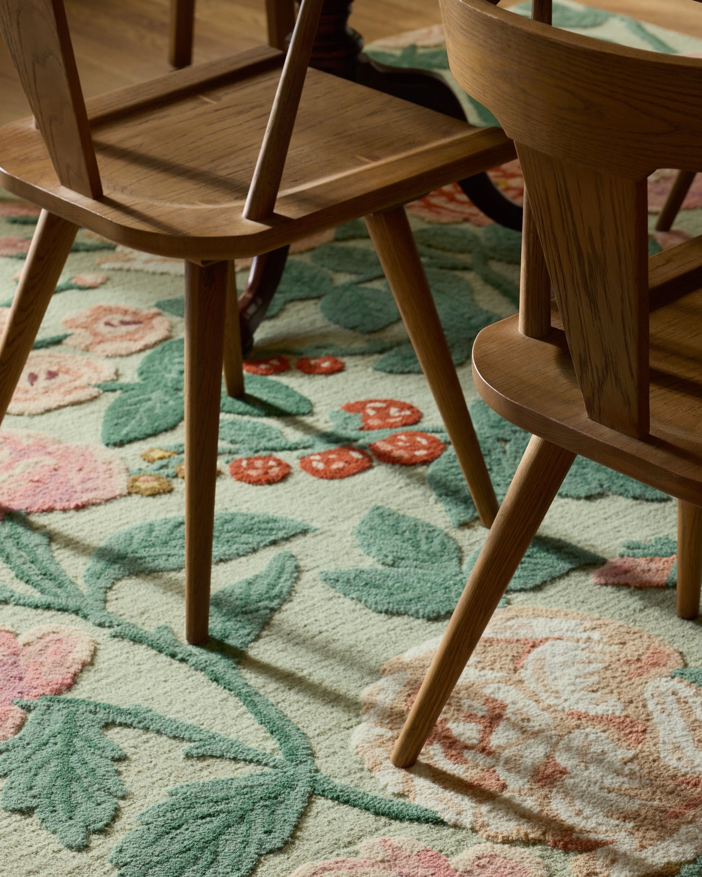 Tapis menthe Highgrove de Rifle Paper Co. x Loloi