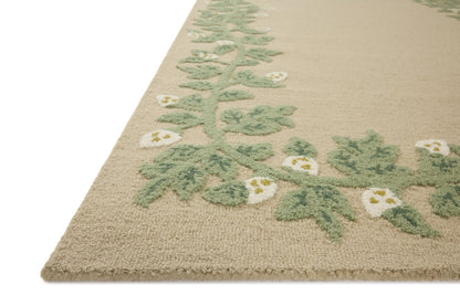 Tapis crème Rifle Paper Co. x Loloi Highgrove n° 2