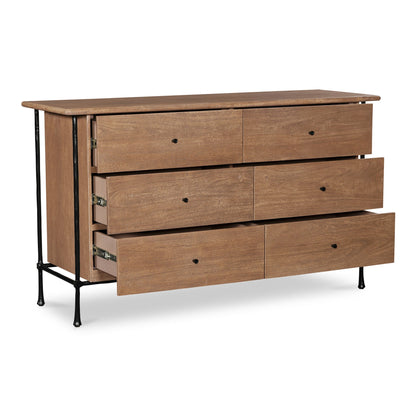 Commode Ryne à 6 tiroirs