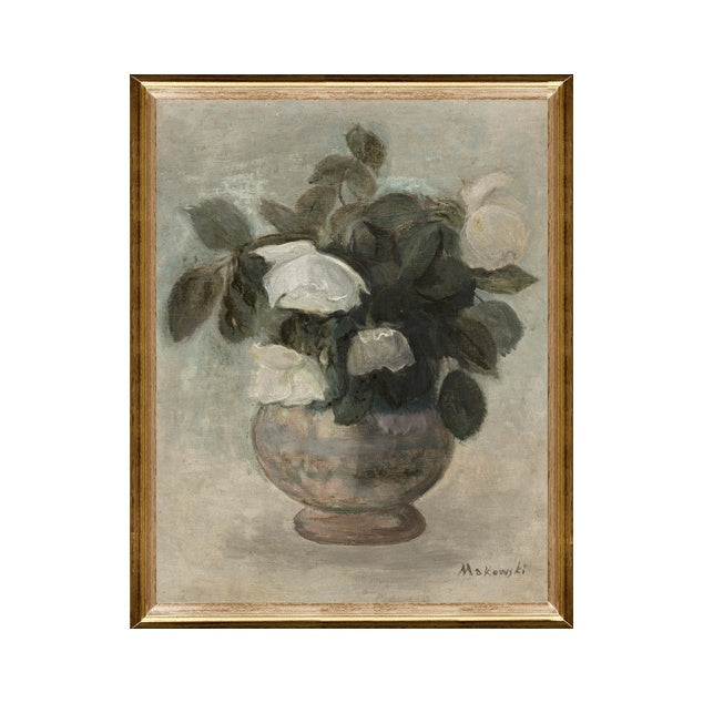 Impression d'art encadrée « Rose intemporelle »