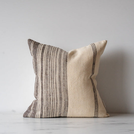 Housse de coussin Lucca Bhujodi crème