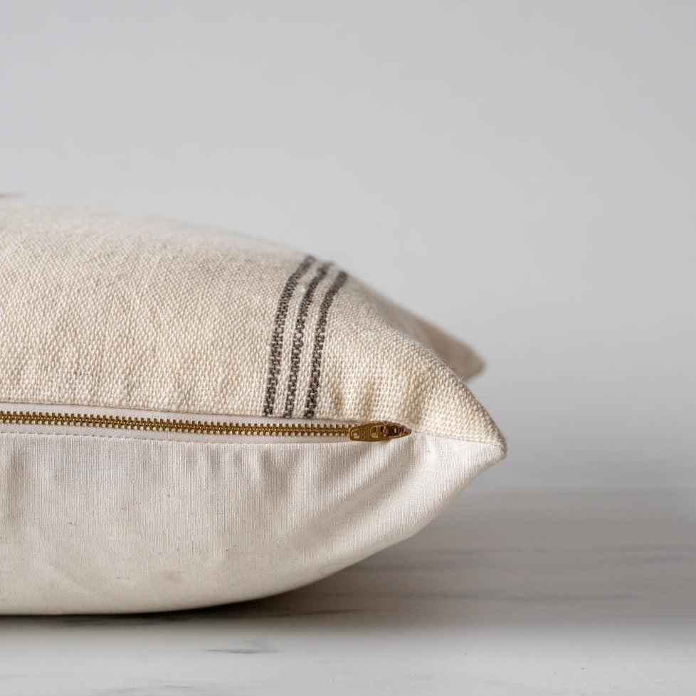 Housse de coussin Lucca Bhujodi crème