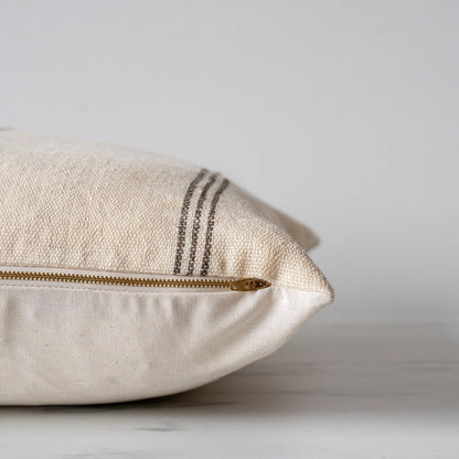Housse de coussin Lucca Bhujodi crème