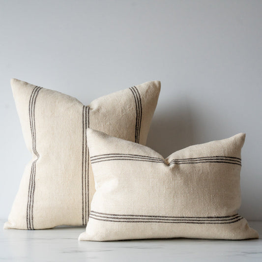 Housse de coussin Bhujodi crème
