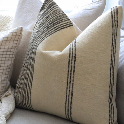 Housse de coussin Lucca Bhujodi crème