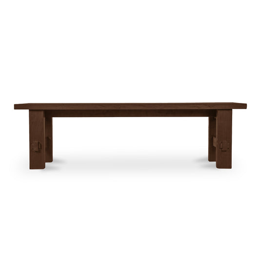 Banc de salle à manger d'extérieur Emilea marron