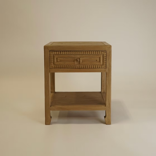 Table de chevet Esther en bois récupéré