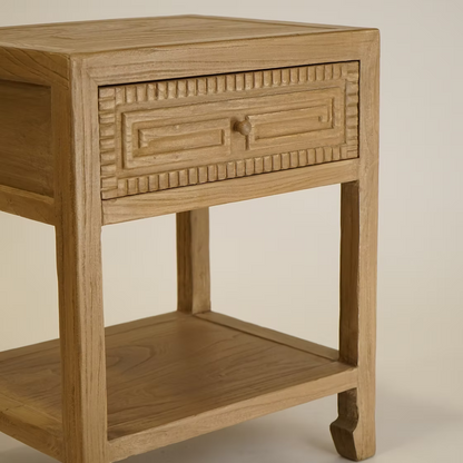 Table de chevet Esther en bois récupéré