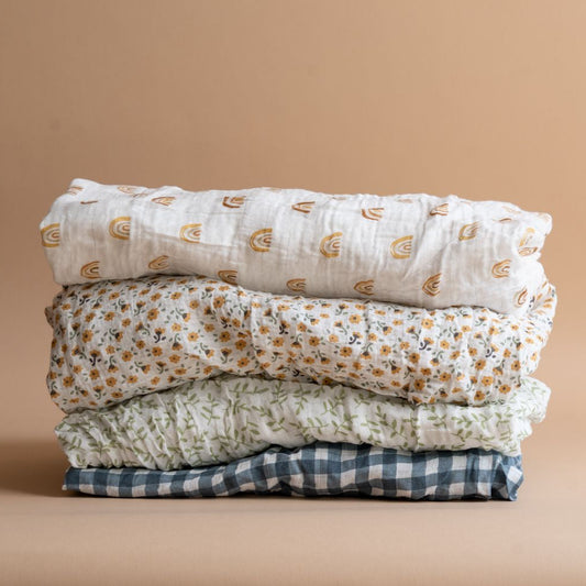 Housse de matelas à langer en coton