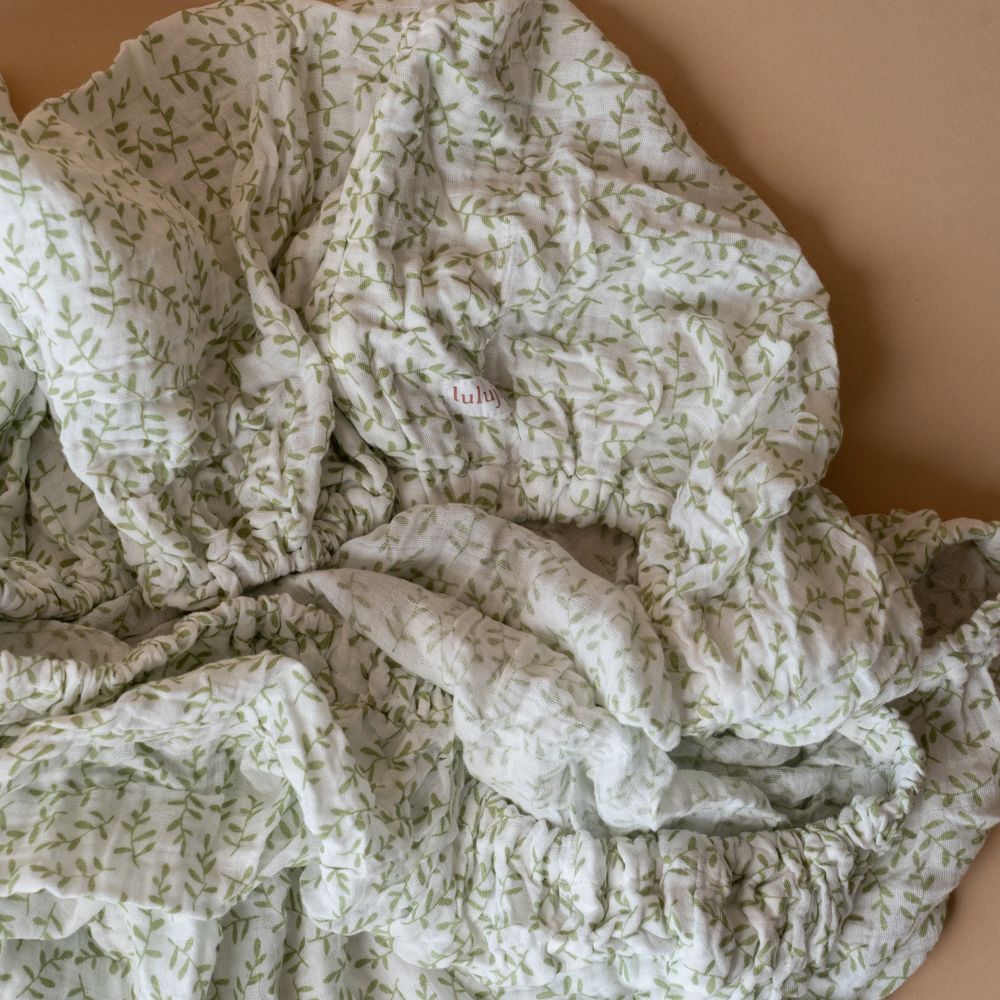 Drap de berceau en coton