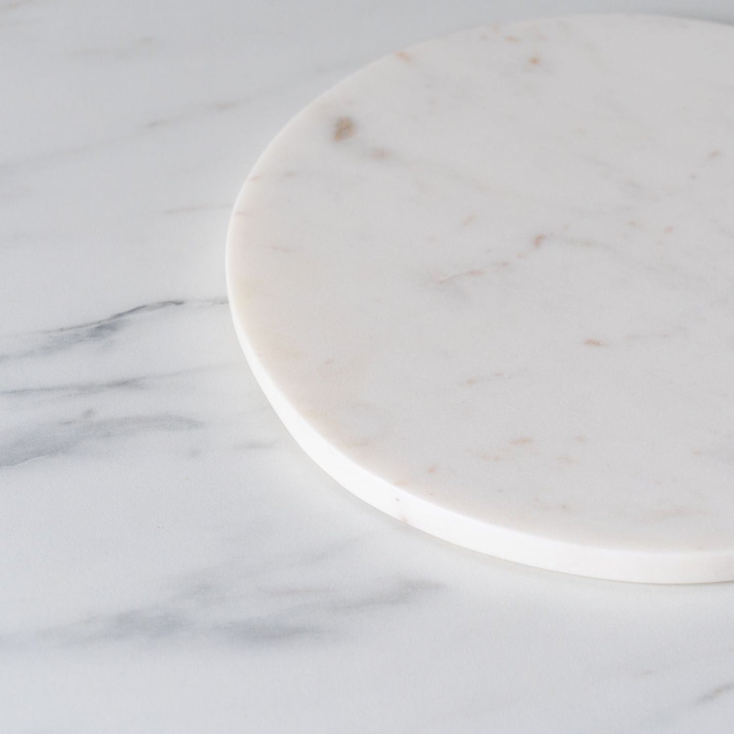 Plateau rond en marbre